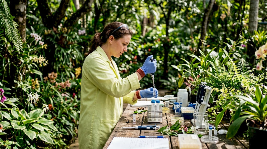 Biomedical researcher studying blood sugar free radicals